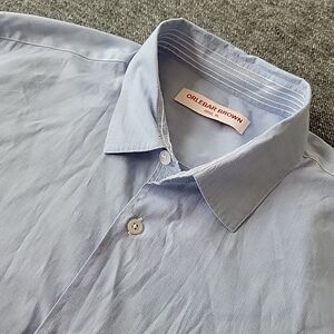 Orlebar Brown Light Blue Oxford Dress Shirt